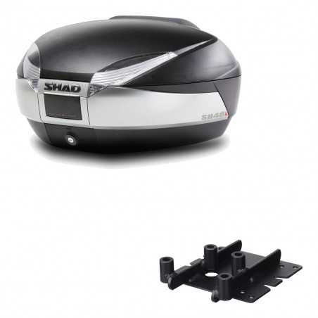SHAD Baul trasero + herraje montaje SH48 TITANIUM PREMIUM KIT-185591