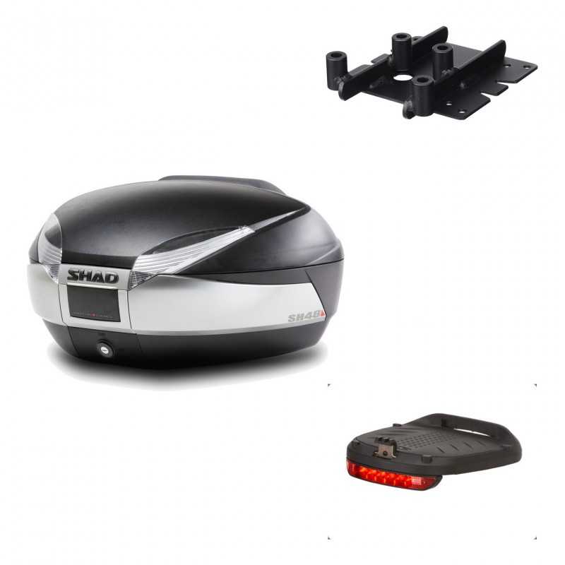 Back trunk + big top fitting + brake light  SH48 TITANIUM PREMIUM