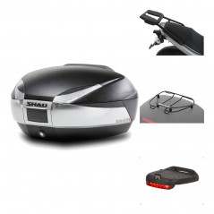 Rear trunk + mounting hardware + accessories  SH48 TITANIUM PREMIUM