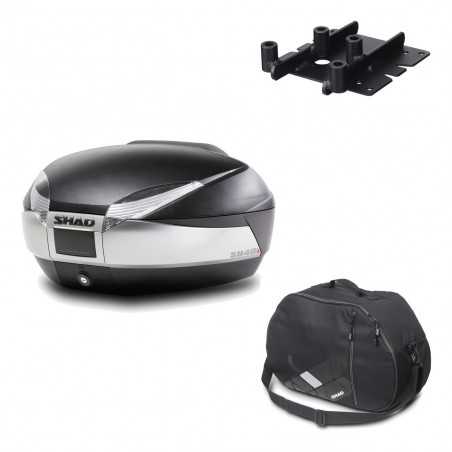Back trunk + big top fitting + internal bag  SH48 TITANIUM PREMIUM