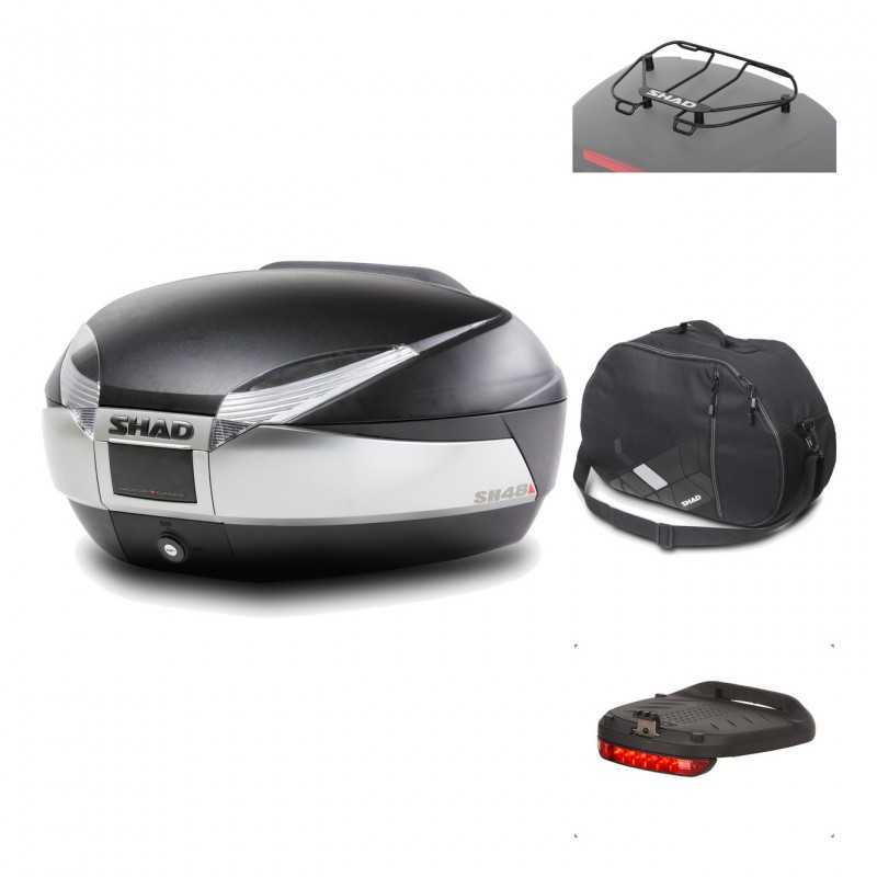 SHAD Baul trasero + accesorios SH48 TITANIUM PREMIUM KIT-185246