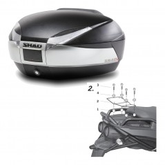 Back trunk + big top fitting  SH48 TITANIUM PREMIUM