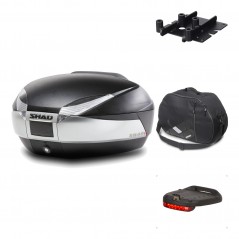 Rear trunk + mounting hardware + accessories  SH48 TITANIUM PREMIUM