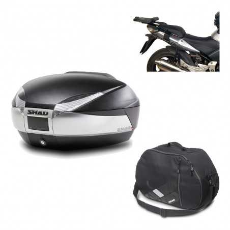 Back trunk + big top fitting + internal bag  SH48 TITANIUM PREMIUM