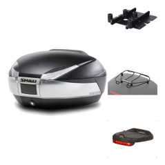 Rear trunk + mounting hardware + accessories  SH48 TITANIUM PREMIUM