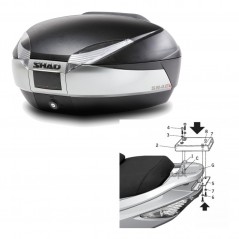 Back trunk + big top fitting  SH48 TITANIUM PREMIUM