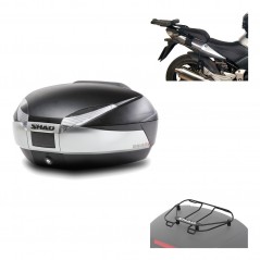 Back trunk + big top fitting + top grid rack  SH48 TITANIUM PREMIUM