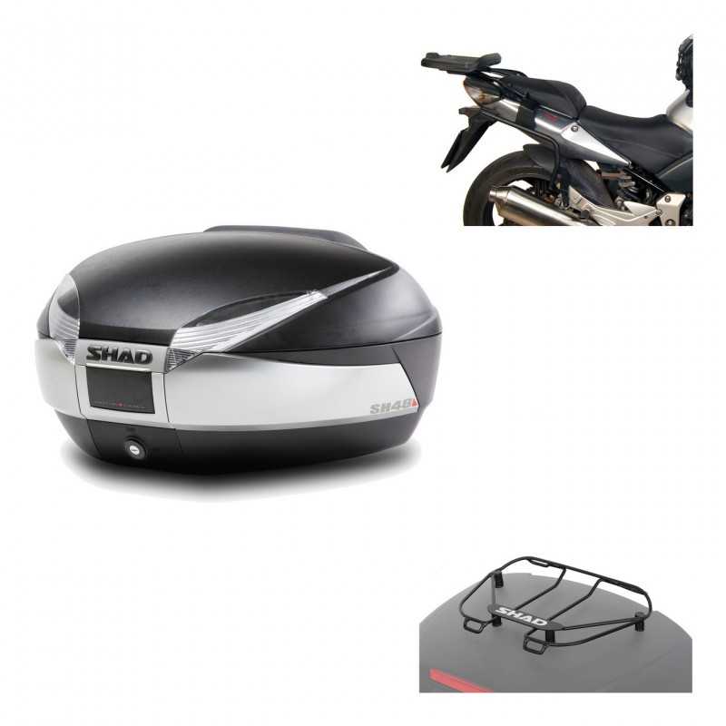 Back trunk + big top fitting + top grid rack  SH48 TITANIUM PREMIUM