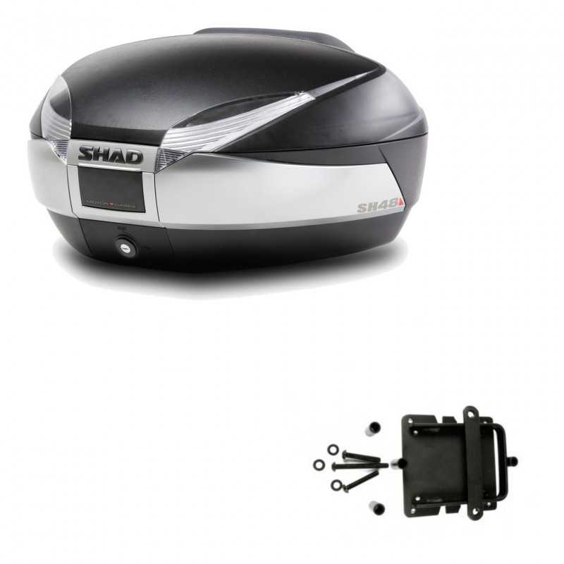 SHAD Baul trasero + herraje montaje SH48 TITANIUM PREMIUM KIT-185599