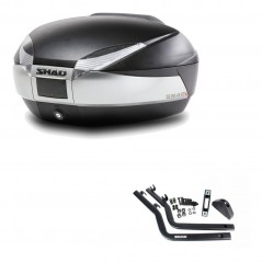 SHAD Baul trasero + herraje montaje SH48 TITANIUM PREMIUM KIT-185551
