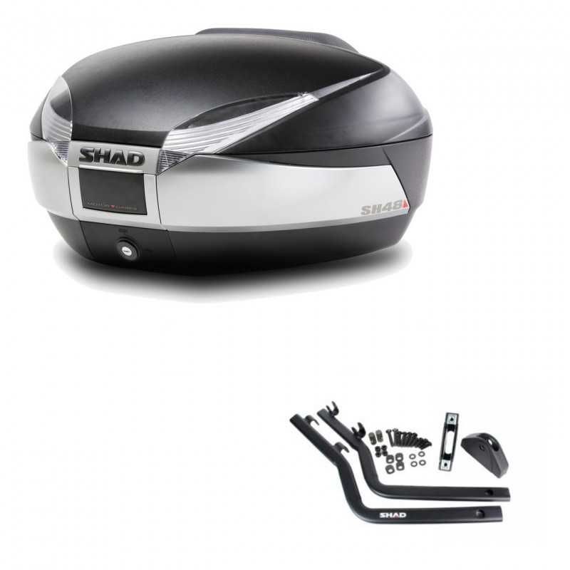SHAD Baul trasero + herraje montaje SH48 TITANIUM PREMIUM KIT-185551