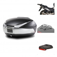 SHAD Baul trasero + herraje montaje accesorios SH48 TITANIUM PREMIUM KIT-185300