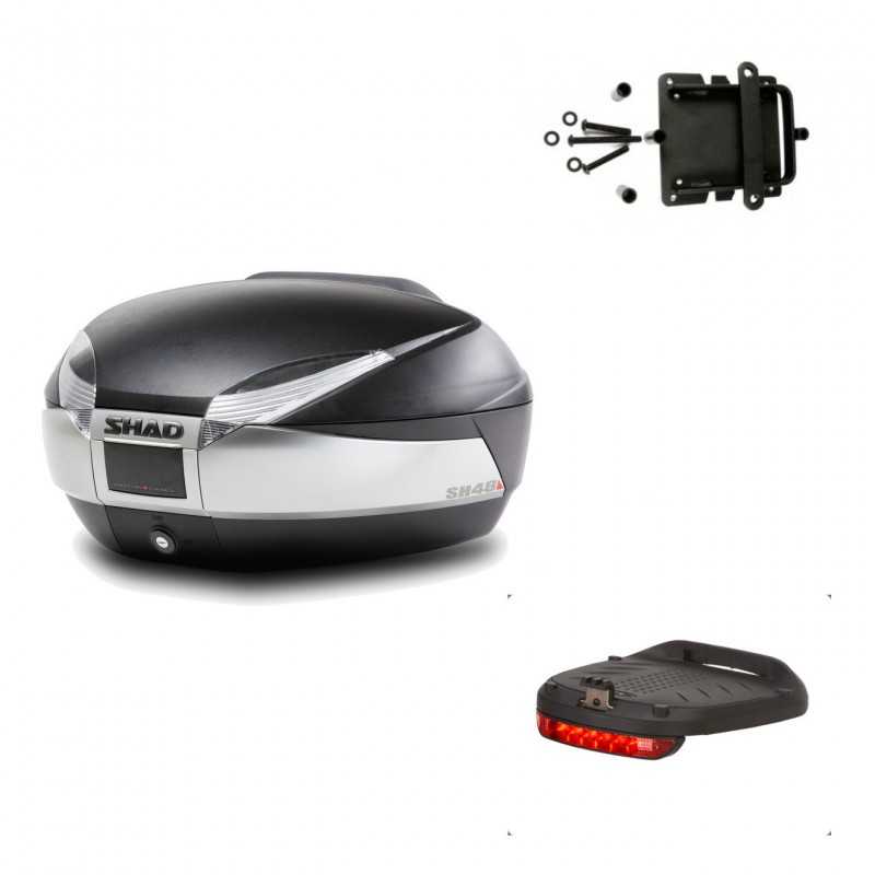Back trunk + big top fitting + brake light  SH48 TITANIUM PREMIUM