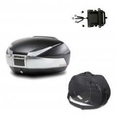 Back trunk + big top fitting + internal bag  SH48 TITANIUM PREMIUM