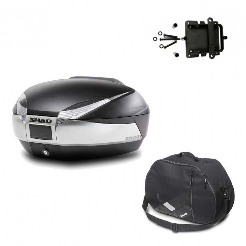 Back trunk + big top fitting + internal bag  SH48 TITANIUM PREMIUM