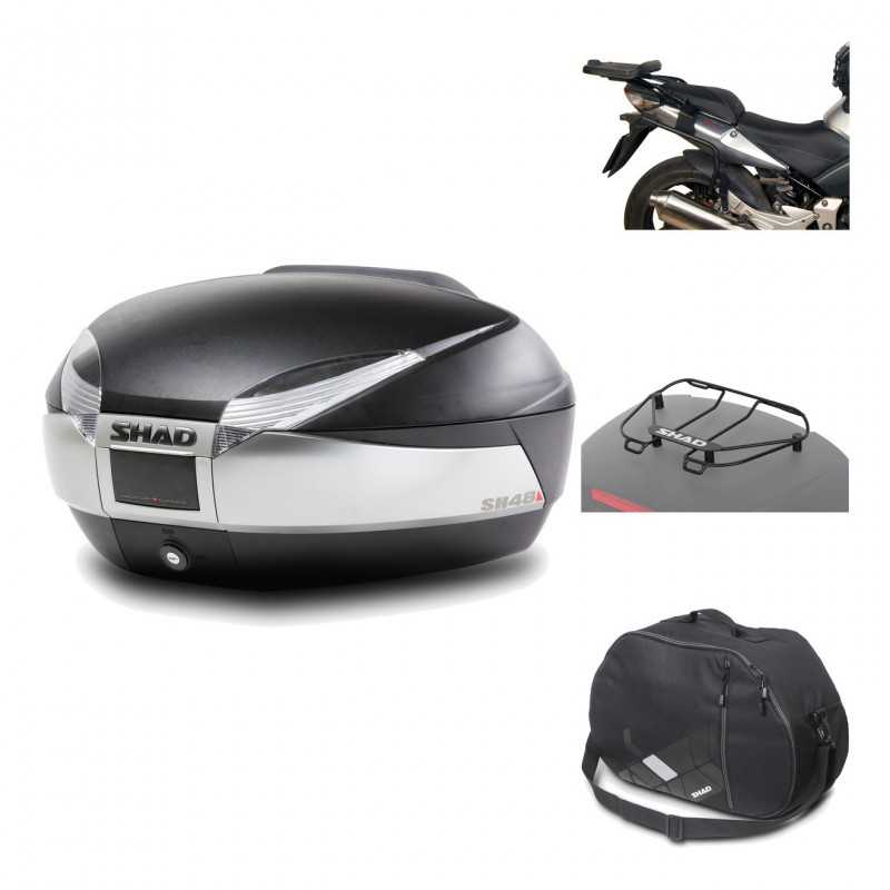 Rear trunk + mounting hardware + accessories  SH48 TITANIUM PREMIUM