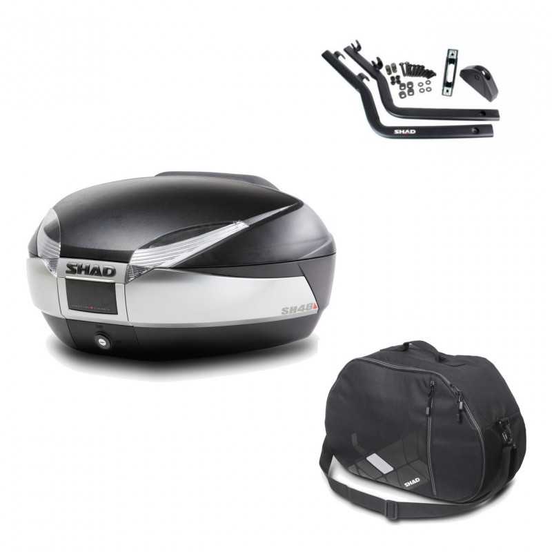 Back trunk + big top fitting + internal bag  SH48 TITANIUM PREMIUM