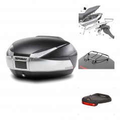 Rear trunk + mounting hardware + accessories  SH48 TITANIUM PREMIUM