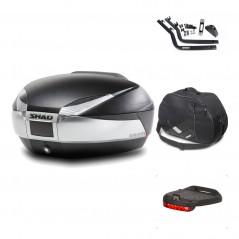 Rear trunk + mounting hardware + accessories  SH48 TITANIUM PREMIUM