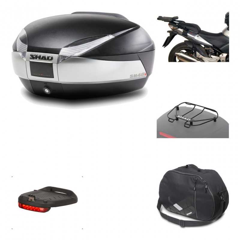 Rear trunk + mounting hardware + accessories  SH48 TITANIUM PREMIUM