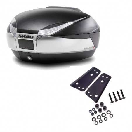 SHAD Baul trasero + herraje montaje SH48 TITANIUM PREMIUM KIT-185303