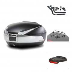 Rear trunk + mounting hardware + accessories  SH48 TITANIUM PREMIUM