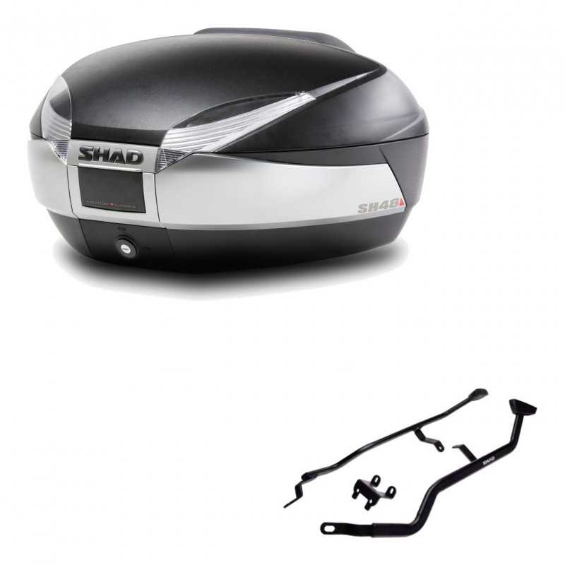 SHAD Baul trasero + herraje montaje SH48 TITANIUM PREMIUM KIT-185503