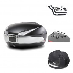 Rear trunk + mounting hardware + accessories  SH48 TITANIUM PREMIUM