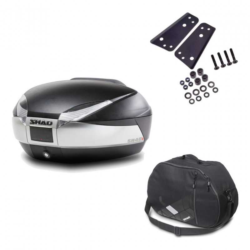 Back trunk + big top fitting + internal bag  SH48 TITANIUM PREMIUM