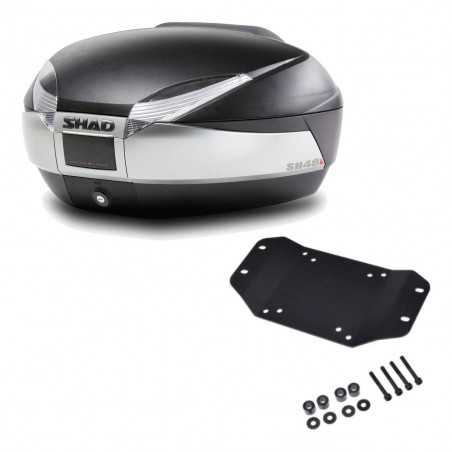 SHAD Baul trasero + herraje montaje SH48 TITANIUM PREMIUM KIT-185455