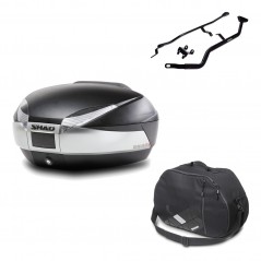 Back trunk + big top fitting + internal bag  SH48 TITANIUM PREMIUM