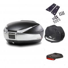 Rear trunk + mounting hardware + accessories  SH48 TITANIUM PREMIUM