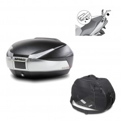 Back trunk + big top fitting + internal bag  SH48 TITANIUM PREMIUM