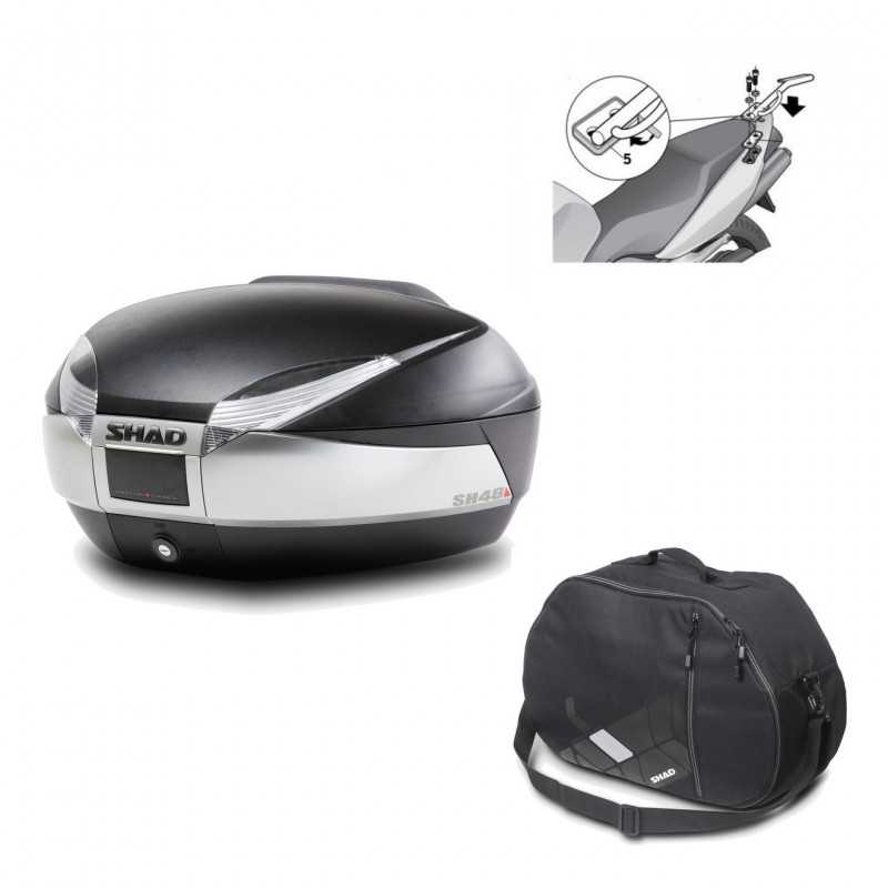 Back trunk + big top fitting + internal bag  SH48 TITANIUM PREMIUM