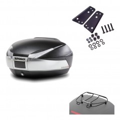 Back trunk + big top fitting + top grid rack  SH48 TITANIUM PREMIUM