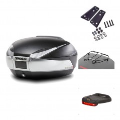 Rear trunk + mounting hardware + accessories  SH48 TITANIUM PREMIUM
