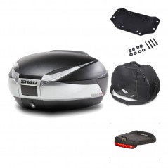 Rear trunk + mounting hardware + accessories  SH48 TITANIUM PREMIUM