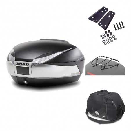 Rear trunk + mounting hardware + accessories  SH48 TITANIUM PREMIUM