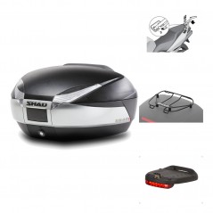 Rear trunk + mounting hardware + accessories  SH48 TITANIUM PREMIUM