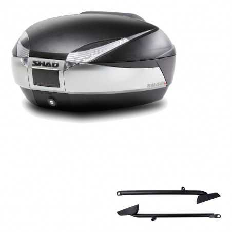 SHAD Baul trasero + herraje montaje SH48 TITANIUM PREMIUM KIT-185567