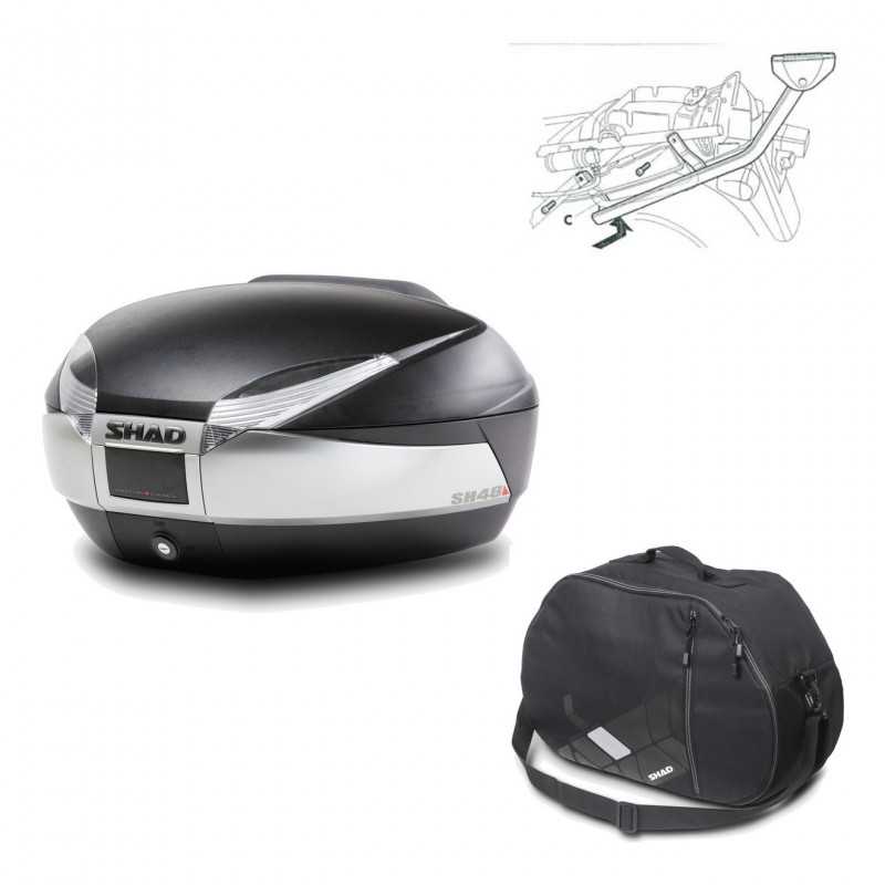 Back trunk + big top fitting + internal bag  SH48 TITANIUM PREMIUM