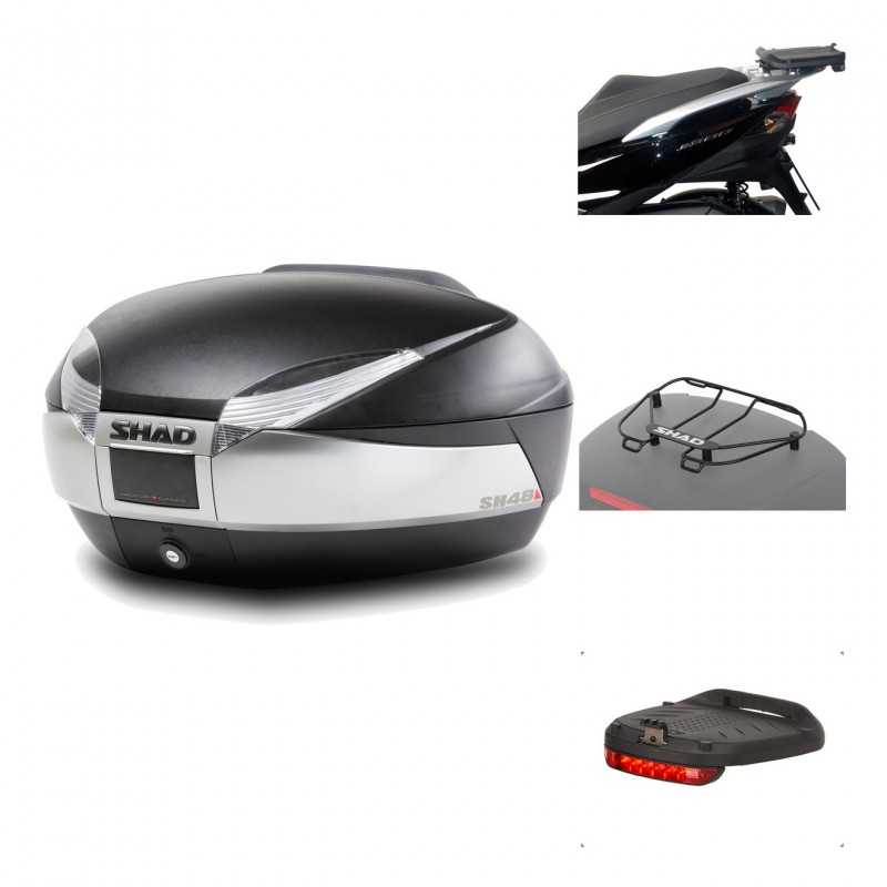 Rear trunk + mounting hardware + accessories  SH48 TITANIUM PREMIUM