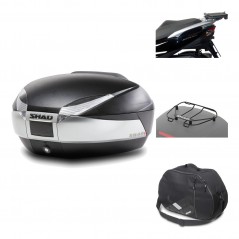 Rear trunk + mounting hardware + accessories  SH48 TITANIUM PREMIUM