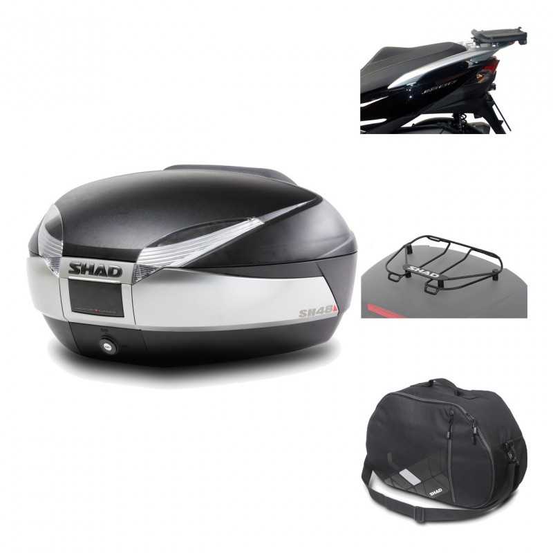 Rear trunk + mounting hardware + accessories  SH48 TITANIUM PREMIUM