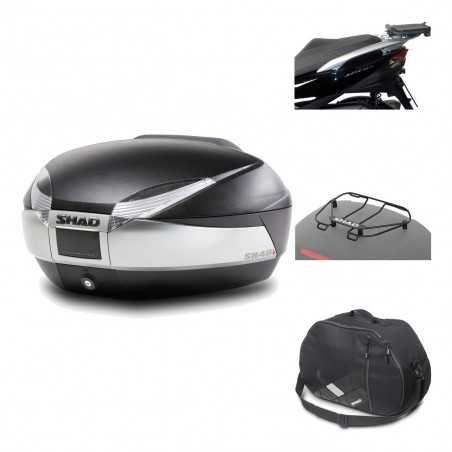 SHAD Baul trasero + herraje montaje accesorios SH48 TITANIUM PREMIUM KIT-185469