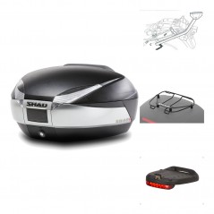 Rear trunk + mounting hardware + accessories  SH48 TITANIUM PREMIUM