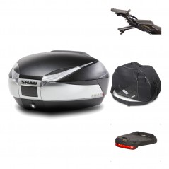 Rear trunk + mounting hardware + accessories  SH48 TITANIUM PREMIUM