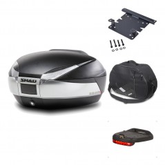 Rear trunk + mounting hardware + accessories  SH48 TITANIUM PREMIUM