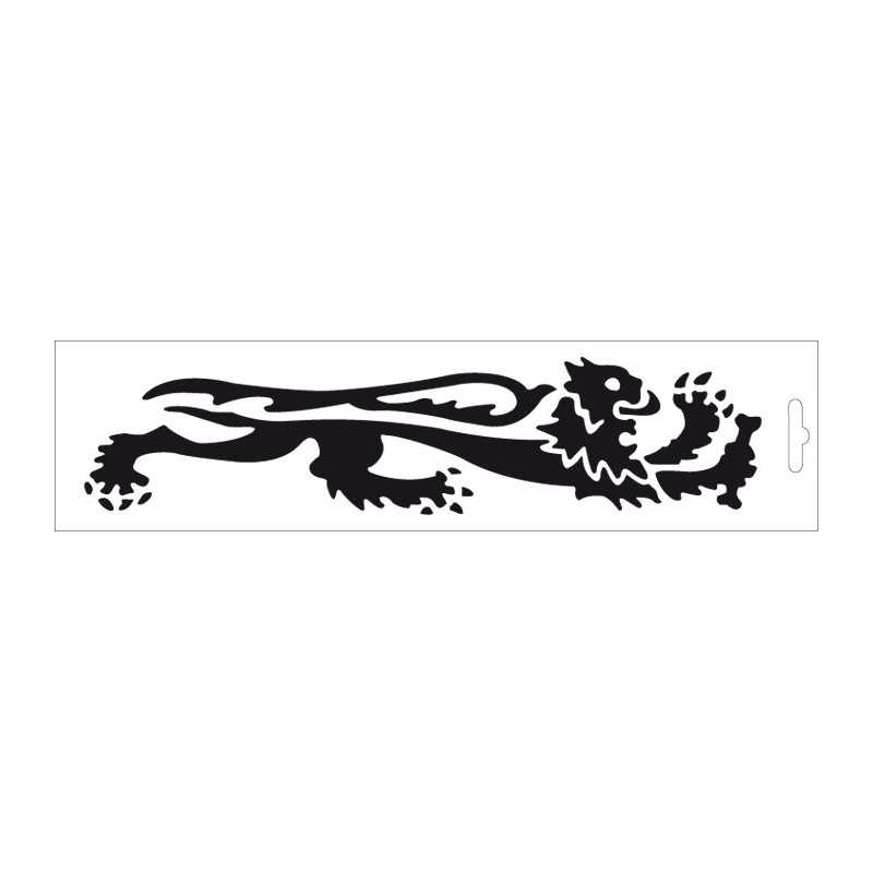 Adhesive black lion right side  - 23 cm 33 9751