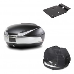 Back trunk + big top fitting + internal bag  SH48 TITANIUM PREMIUM